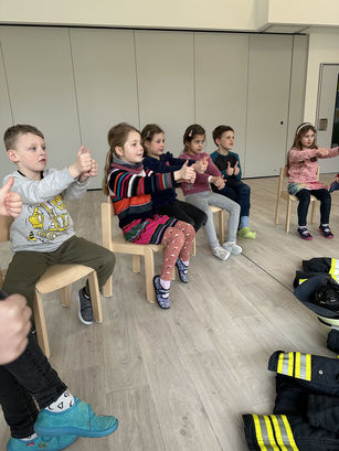 Brandschutzerziehung in der neuen Kindertagesstätte St. Vinzenz in Naumburg 